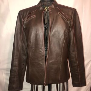 Caslon leather jacket